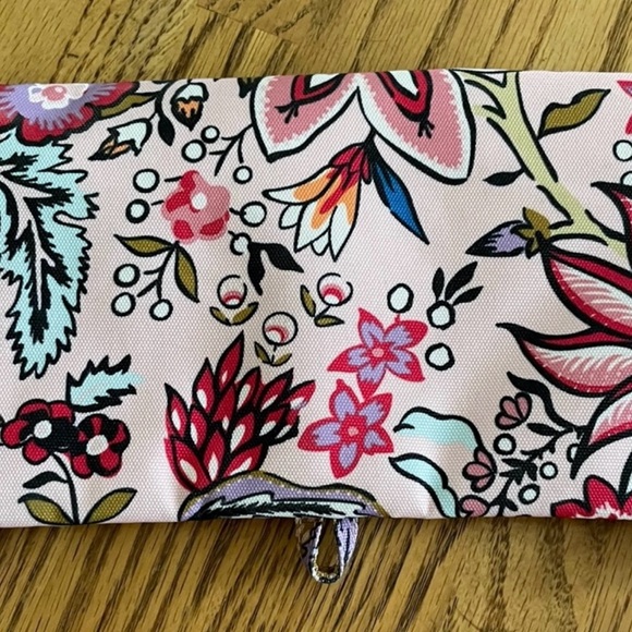 Vera Bradley Teal Paisley and Pink Floral Pouches - Picture 3 of 8